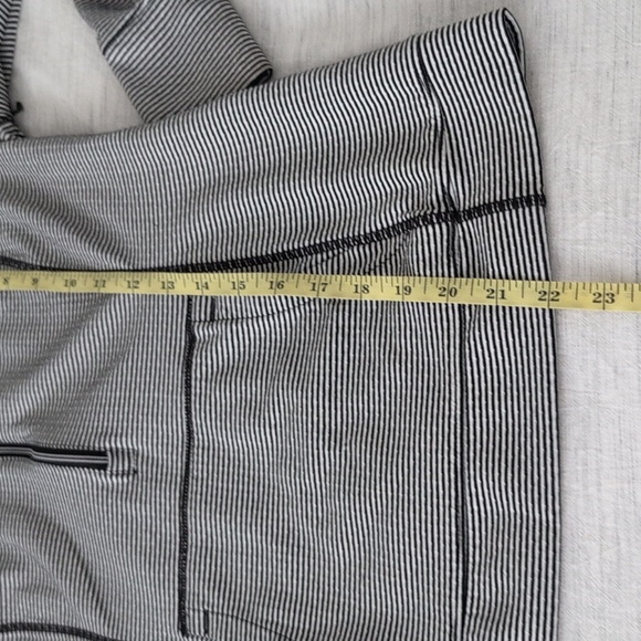 Tangerine Active Pullover Half Zip Hoodie Black White Stripe Women's Medium - Picture 12 of 14